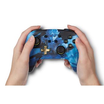 PowerA Enhanced Wireless Controller - The Legend of Zelda: Link Blue - manette de jeu - sans fil - Bluetooth - pour Nintendo Switch