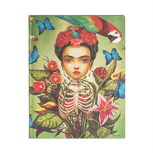 Carnet ligné à couverture souple Paperblanks Frida Ultra 176 pages