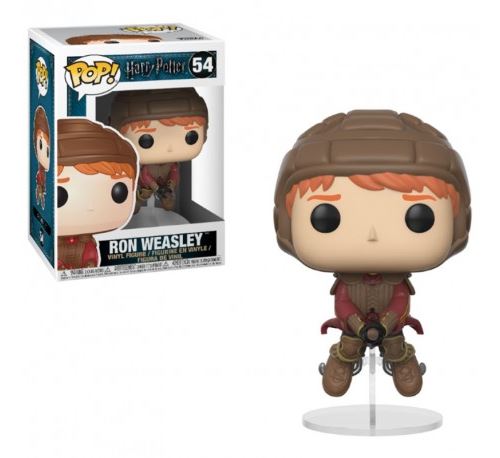 Figurine Funko Pop Vinyl Harry Potter Ron avec balai 9 cm