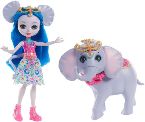 Coffret Enchantimals Balade Zoo Eléphant Ekaterina
