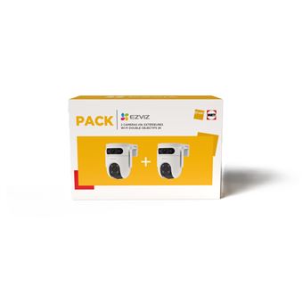 Pack de 2 Caméras de surveillance extérieure Ezviz H9C Blanc - 1