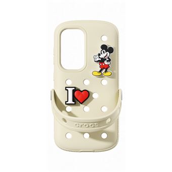Coque IPhone Beige à Motif Floral & Lapin - Protection Double Couche Antichoc - Compatible Charge Sans Fil