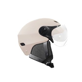 Casque de sport Yeep.Me H.30 Vision LED avec Visière Taille S/M Beige Nude