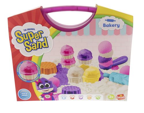 Jeu de sable à modeler Goliath Super Sand Mallette Bakery