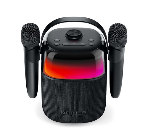 Enceinte Bluetooth Karaoké Muse M530KA – 30W, 2 Micros, IPX5 - vue 2