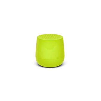 Mini enceinte Bluetooth nomade 3W Lexon Mino Glossy Jaune Fluo - 1