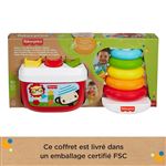 Coffret Fisher Price Mes premiers blocs Pyramide et Arc en ciel