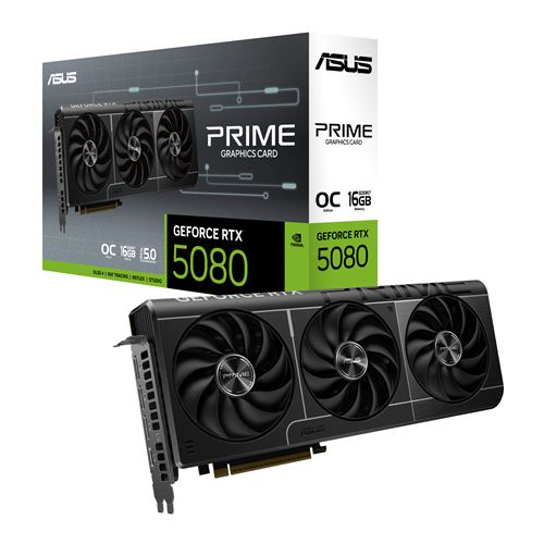 Carte Graphique ASUS PRIME EVO OC Edition GeForce RTX 5080 – 16 Go GDDR7, PCIe 5.0 - vue 5