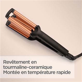 Fer à boucler BaByliss W2447E Noir et Rose