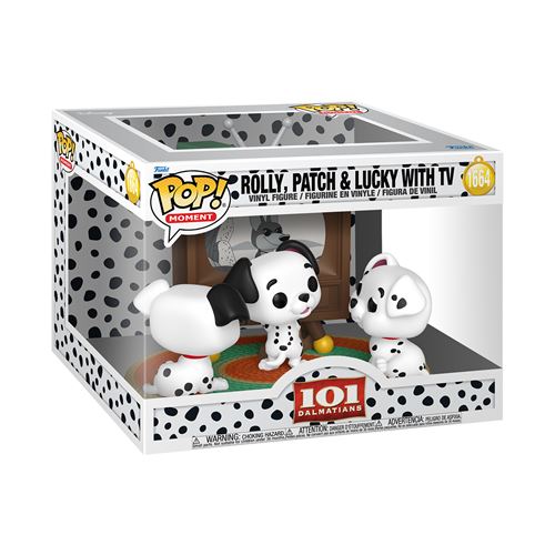Les 101 Dalmatiens Figuines POP! Rolly Patch & Lucky avec TV 9 cm - vue 4