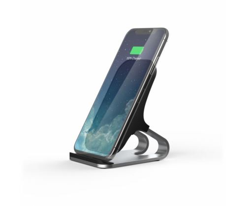 Chargeur à induction Usbepower 10 W Argent foncé