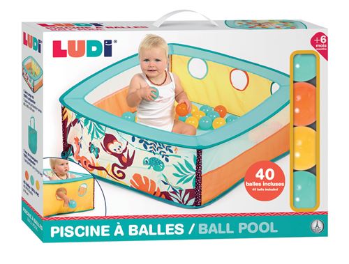 Jeu d'éveil Ludi Piscine à balle Jungle