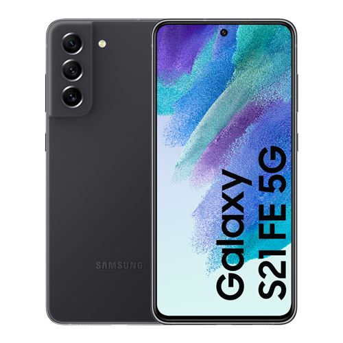 Acheter Smartphone Samsung Galaxy S21 FE 6,4"" 5G 128 Go Double SIM Graphite État correct - 159,00 € Smartphone Samsung Galaxy S21 FE 6,4"" 5G 128 Go Double SIM Graphite État correct - Samsung reconditionné disponible sur Fnac