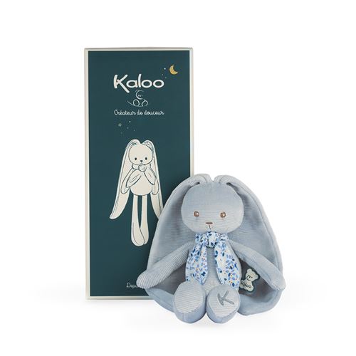 Peluche lapin bleu Lapinoo (25 cm) Kaloo