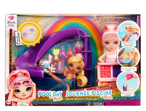 Rainbow High Multicolore Poupée Littles Journée Piscine Avec Blush