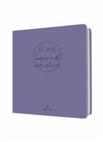 Agenda scolaire semainier Oberthur PEFC 16 x 16 cm S/S Camelia Lilas