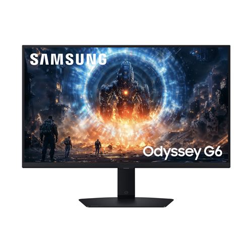 Samsung Odyssey G6 S27FG602EU - G60F Series - écran LED - jeux - 27 - 2560 x 1440 QHD @ 350 Hz - Fast IPS - 350 cd/m² - 1000:1 - DisplayHDR 400 - 1 ms - HDMI, DisplayPort - noir