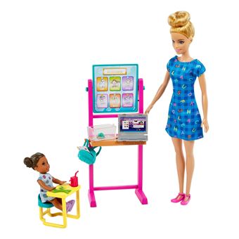 Poupée Barbie Coffret Barbie maîtresse d'école