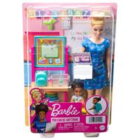 Poupée Barbie Coffret Barbie maîtresse d'école