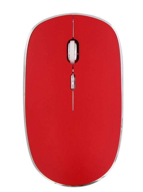 Souris sans fil T'nB Rubby Rouge et argent