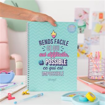 Cahier grand format Mr. Wonderful Rends facile