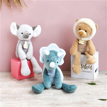 Doudou Histoire d'Ours Sweety Chou Dino Bleu