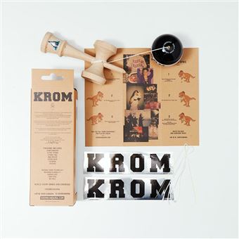 Jeu de plein air Krom Kendama Strogo Noir