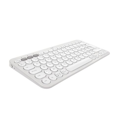 Logitech - Pebble Keys 2 K380s - Clavier sans fil - Bluetooth - Blanc - Image 2