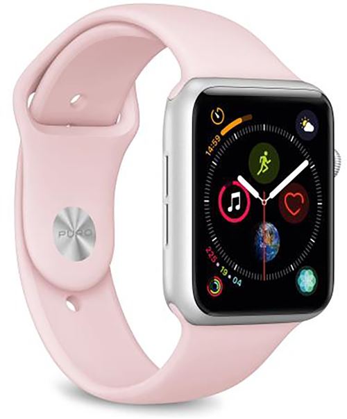 Pack de 2 Bracelets en silicone Icon pour Apple Watch 38-40 mm Rose