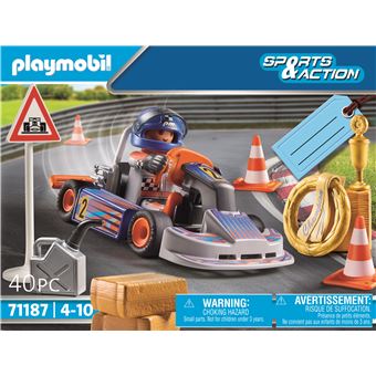 Playmobil Sports et action 71187 Pilote de kart