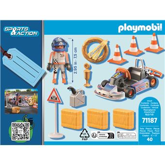 Playmobil Sports et action 71187 Pilote de kart