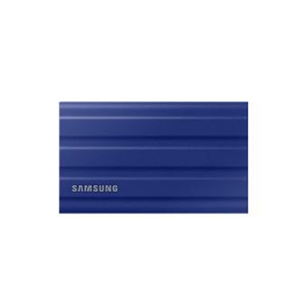 Disque SSD Externe Samsung Portable T7 Shield MU-PE2T0R/EU USB Type C 2 To  Bleu - SSD externes