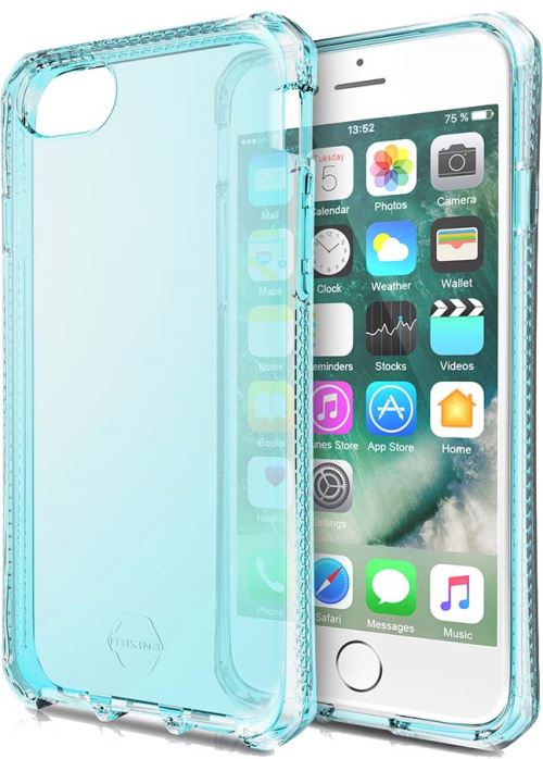 Coque semi-rigide Itskins Bleue translucide pour iPhone 6/6s/7/8/SE 2020