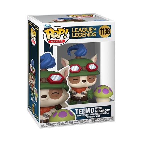 League of Legends Figurine POP!&Buddy Teemo avec Shroom 9 cm - vue 2