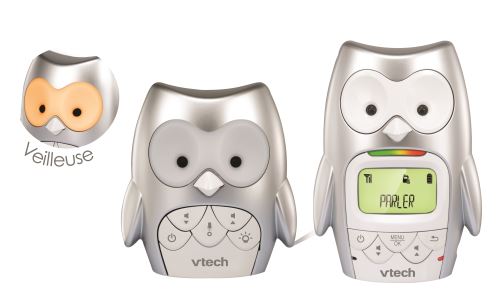 Ecoute-bébé audio Vtech Babyphone Hibou Family BM2300