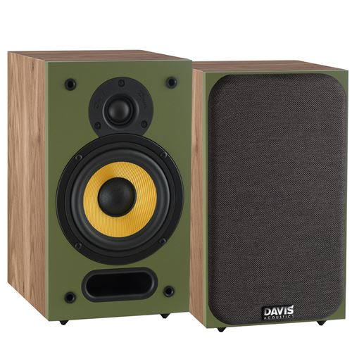 Enceinte Bibliothèque Davis Acoustics Ariane 1 Vert Chêne Clair Vendues Par Paire