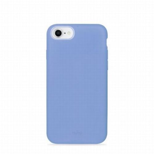 Coque Souple Puro Icon Bleu pour iPhone 6/6s/7/8/SE 2020