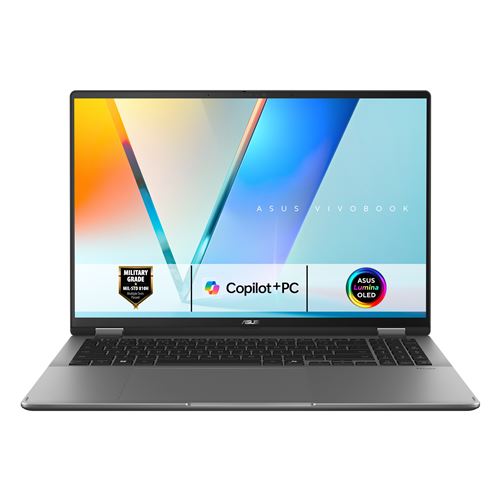 PC Portable ASUS VivoBook 14 Flip OLED TP3407 : Win 11 14.0 WUXGA Tactile Intel Core Ultra 7 RAM SSD - vue 6