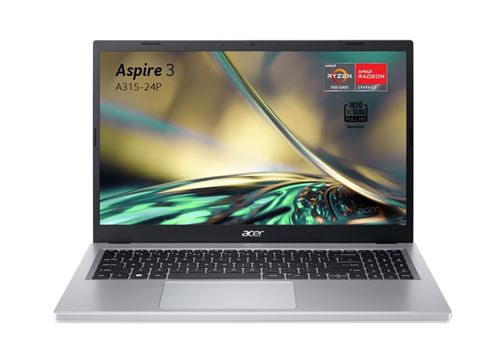 Pc Portable Acer Aspire 3 15 A315-24P-R80P 15.6" Amd Ryzen 5 16 Go Ram 512 Go Ssd Gris