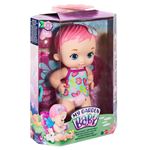 Poupon My Garden Baby Bébé Papillon Rose boit et fait pipi