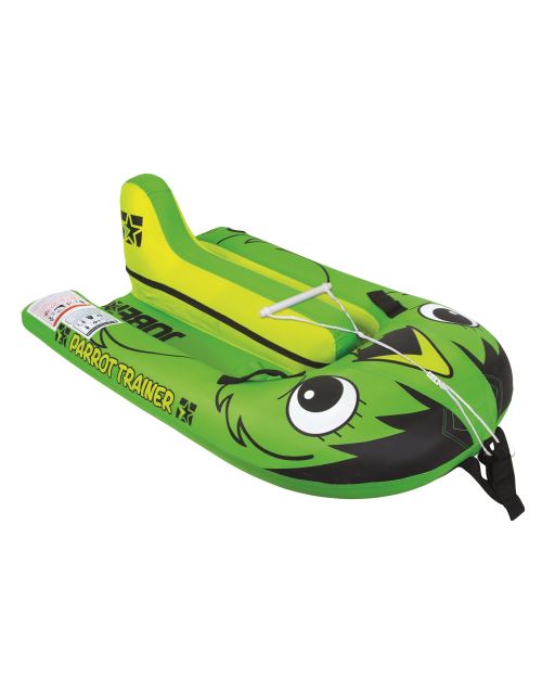 Bouée Jobe Parrot Trainer pour tractée 1 personne Vert et Jaune