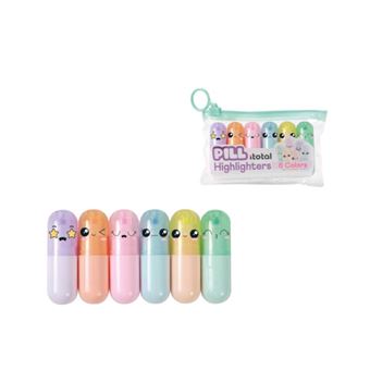 Étui de 6 Mini surligneurs Itotal Pilules
