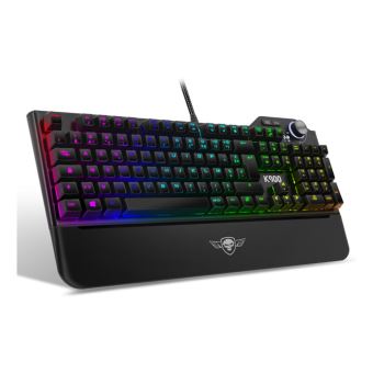 Suza Spirit Of Gamer XPERT-K900 - Clavier - backlit - USB - AZERTY - Français - commutateur : SOG Dark Blue - noir