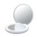 Miroir de poche Okoia LED 12 cm Blanc