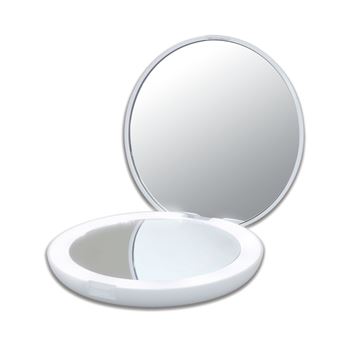 Miroir de poche Okoia LED 12 cm Blanc - 1