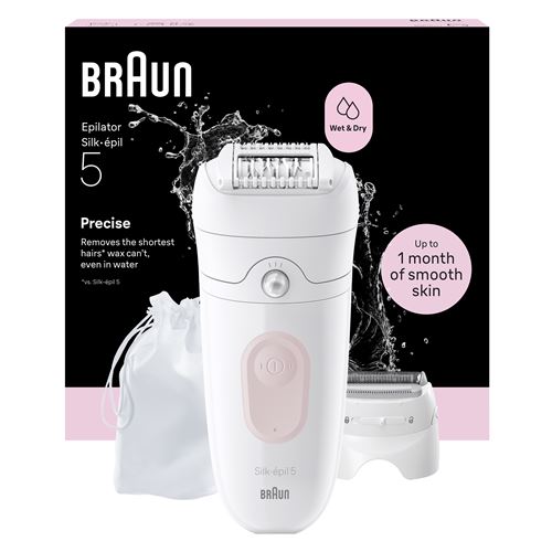BRAUN Epilateur Silk Epil 5 SE5-041 Blanc