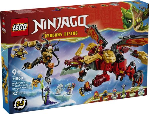 LEGO® Ninjago® 71868 Le robot dragon transformable de Braséra