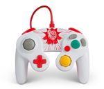 Manette filaire Power A GameCube Edition Mario pour Nintendo Switch Blanc et rouge