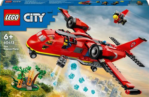LEGO® City 60413 L'avion de sauvetage des pompiers État correct - Lego City reconditionné disponible sur Fnac