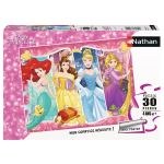 Puzzle 30 pièces Nathan Entre amies Disney Princesses